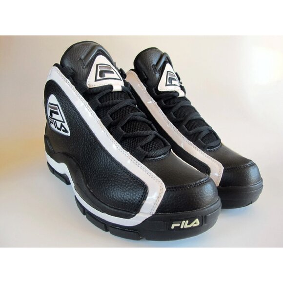 Fila 96 Grant Hill 2 Black & White Shoes Men\'s sz 10.5 stackhouse 1VB90031-019 main image 12